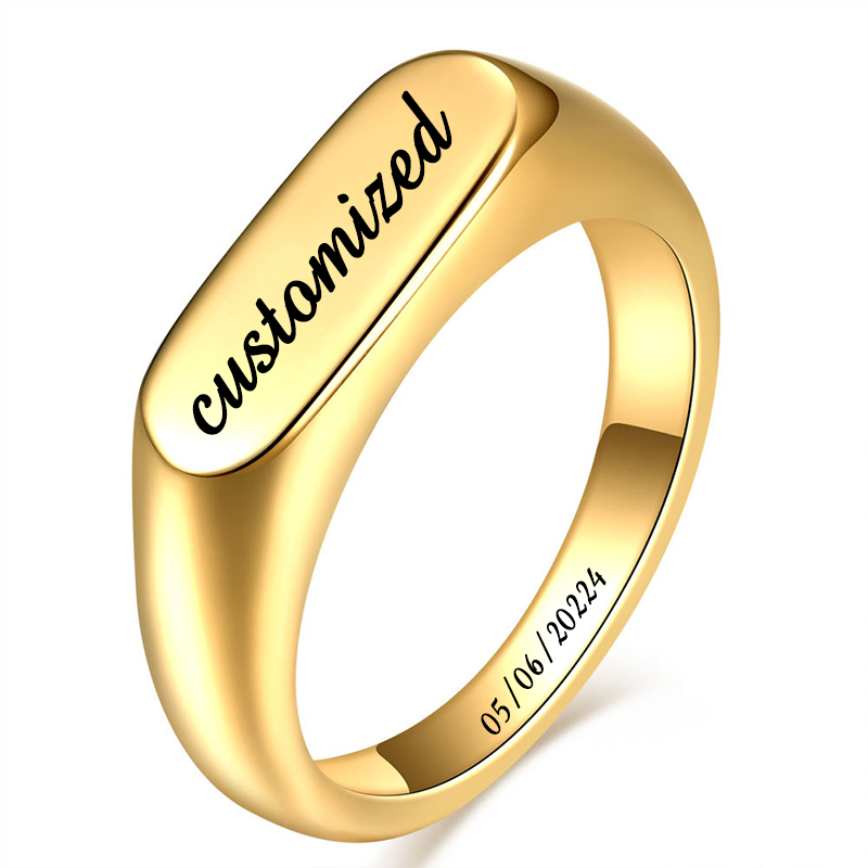 Couple Ring Set - Anillos de sello de acero inoxidable