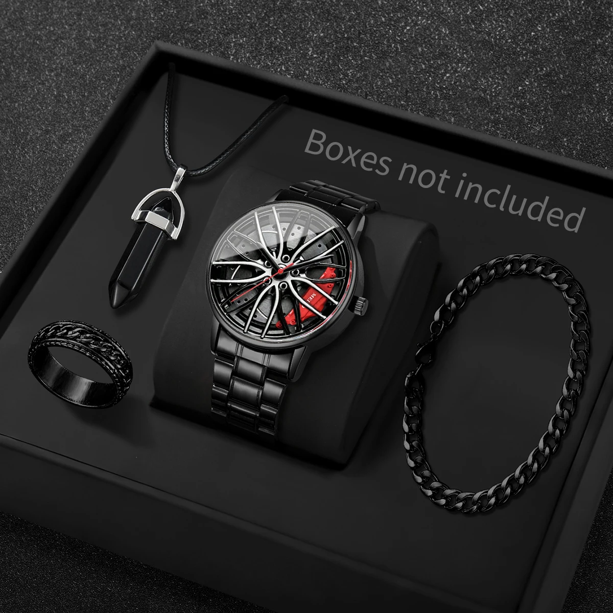 Mystery Jewelry Jar Watches - Juego de 4 Relojes Deportivos de