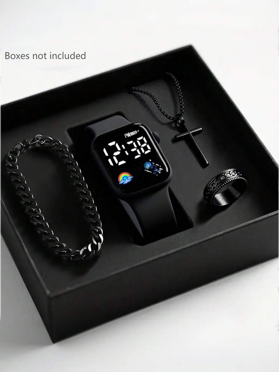 Best Jewelry Watches For Men - Juego de 4 piezas de reloj