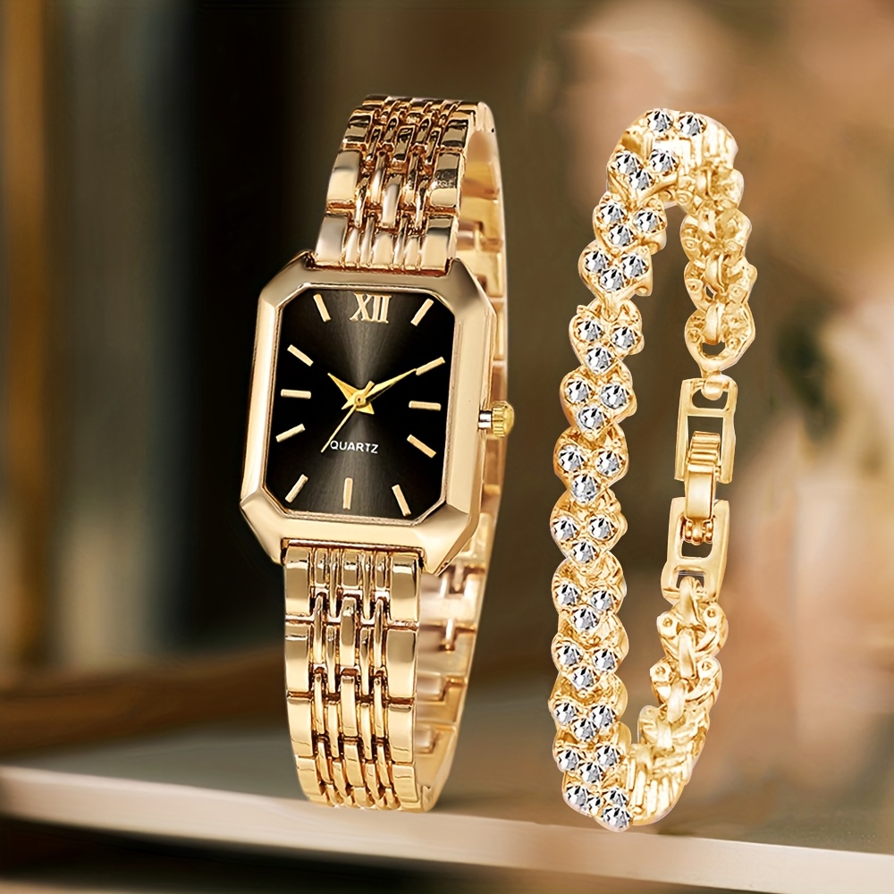 Jewelry Watches For Women - 2 Relojes de Pulsera de Cuarzo