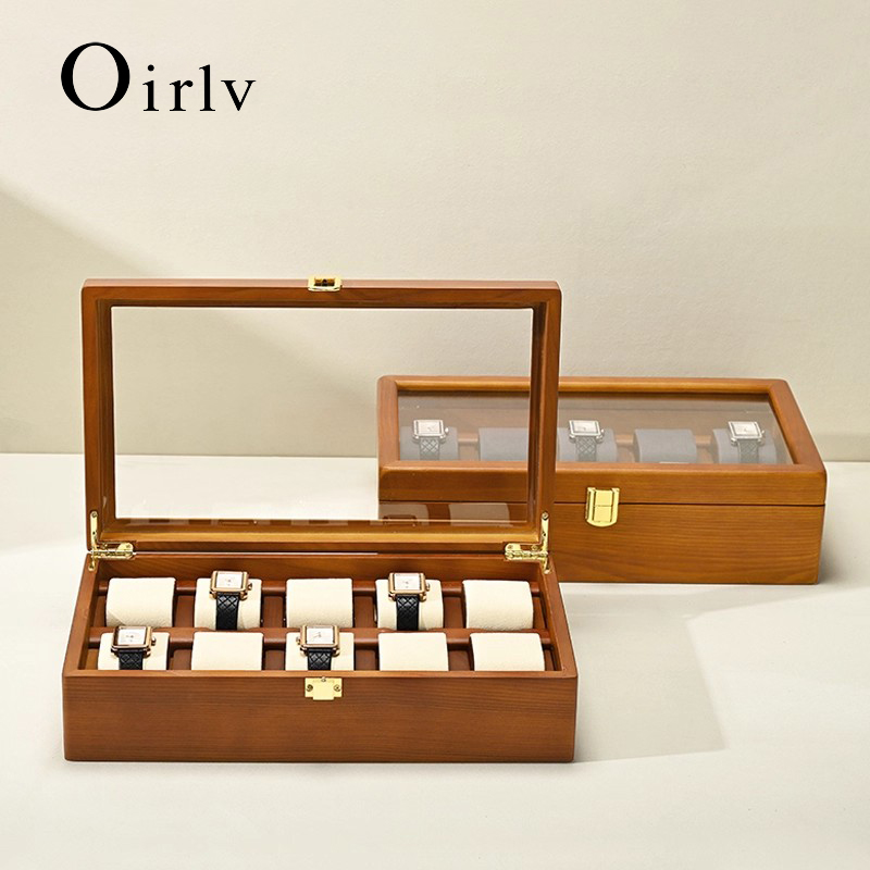 Mystery Jewelry Jar Watches - Oirlv-caja de reloj de 10 rejillas,