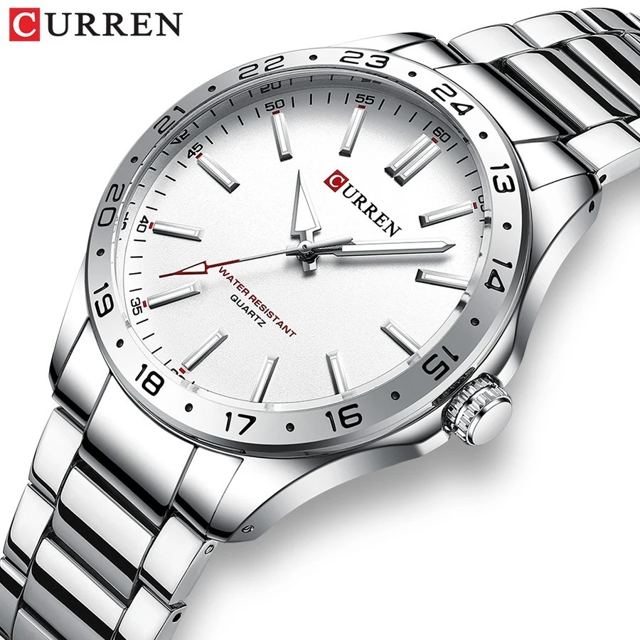 Jewelry Watches Silver - Reloj de Pulsera CURREN 8452 Plateado