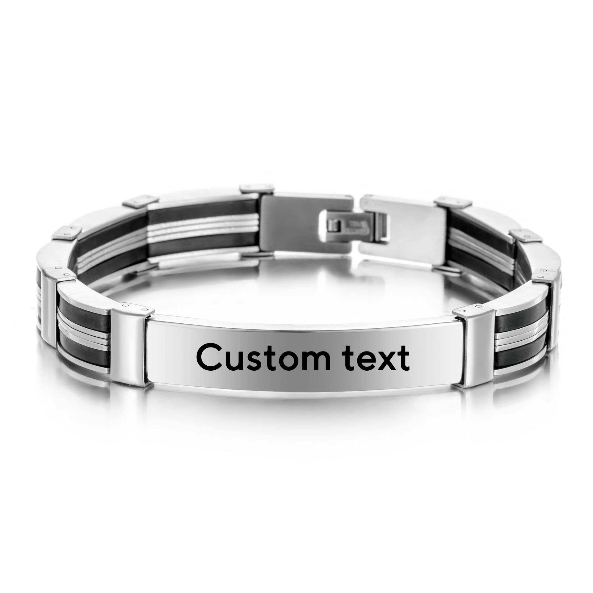 Jewelry Watches For Women - Pulsera de acero inoxidable con texto