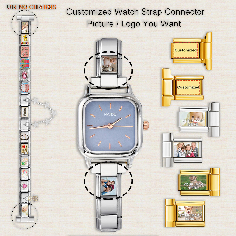 Jewelry Watches For Women - 1 par de conector de correa
