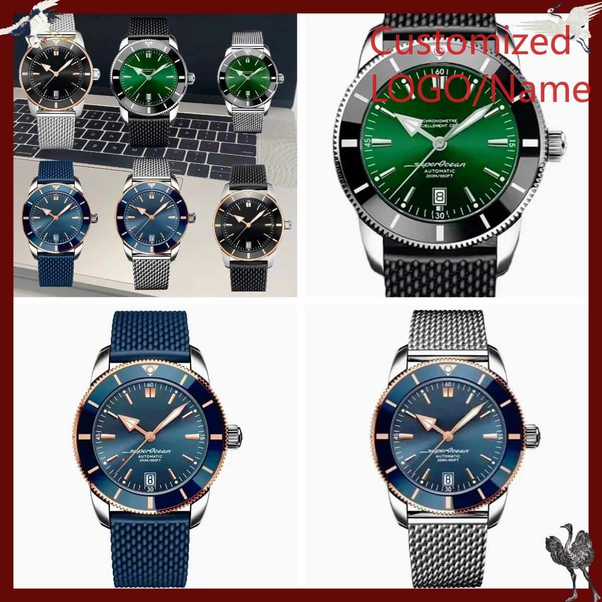 Automatic Watch Winder - Reloj Mecánico Automático Deportivo Personalizado A1212