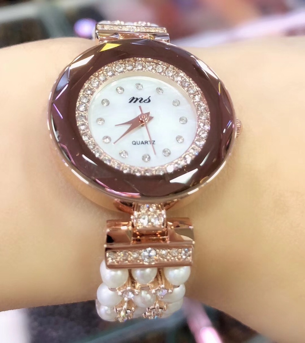 Fine Jewelry Watches Women - ¡Pulsera de cuentas de perlas naturales