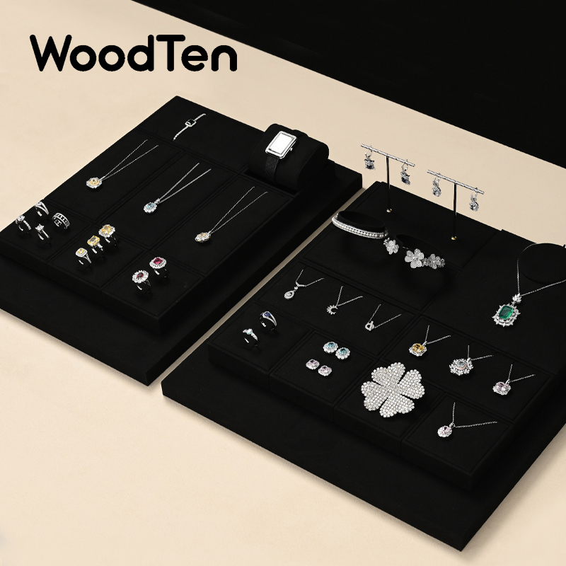 Jewelry And Watches Exhibition - WoodTen-soporte para presentación de joyería de