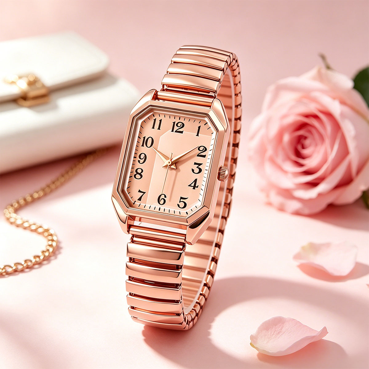 Jewelry Watches For Women - Reloj de Cuarzo Octagonal Rectangular para