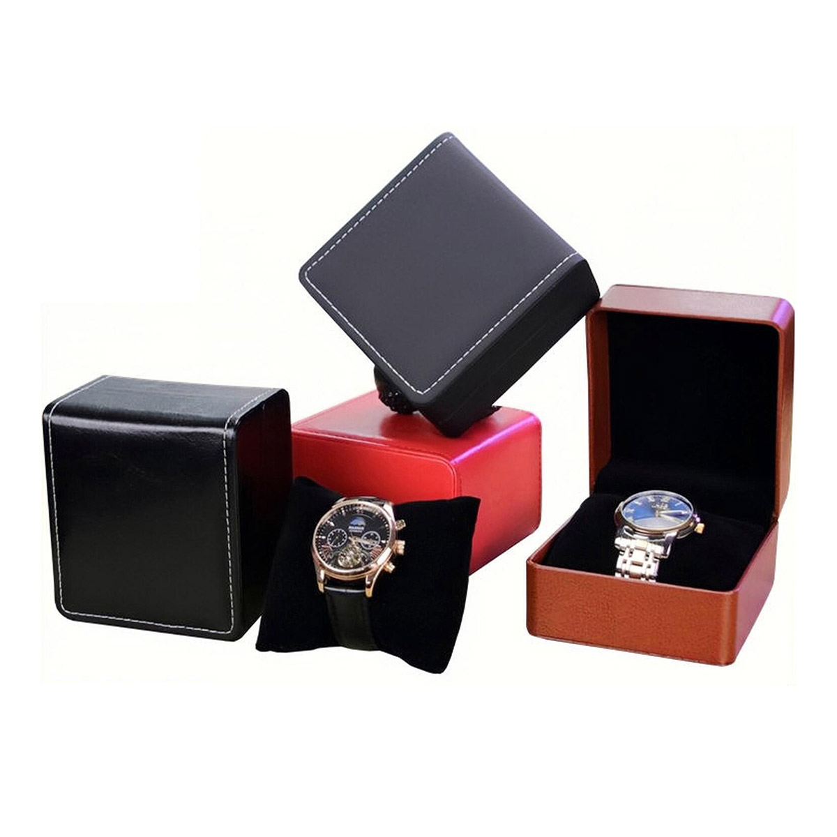 Best Jewelry Watches For Men - Caja de reloj de cuero de