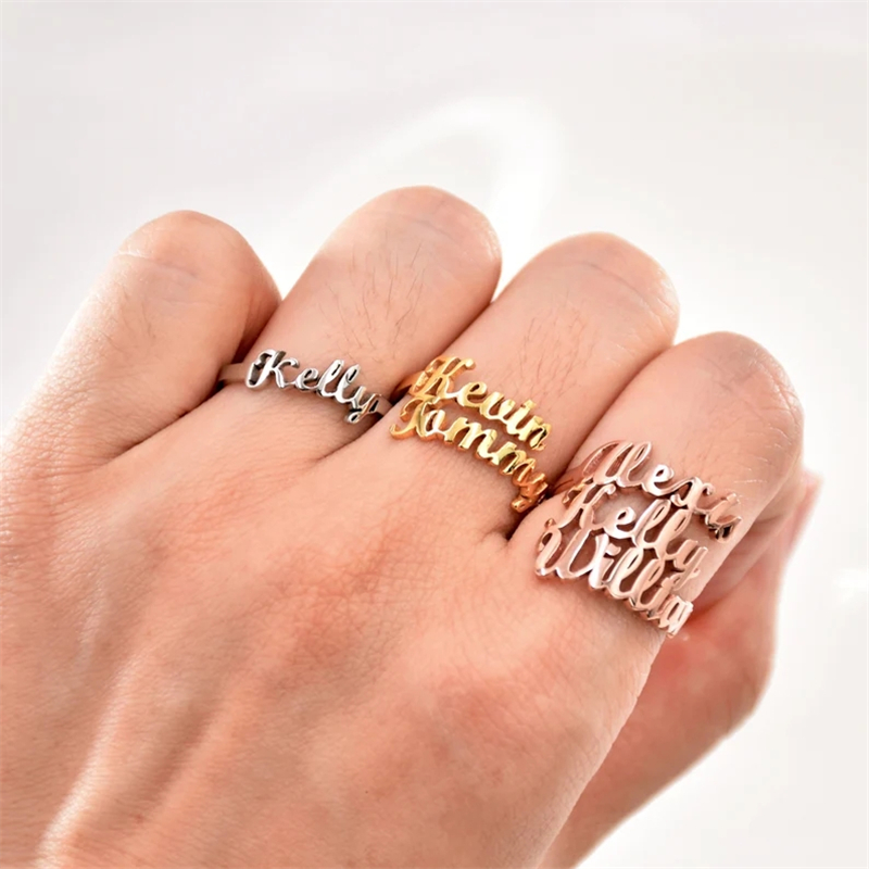 Couple Ring Set - Anillos familiares para hombres y mujeres,