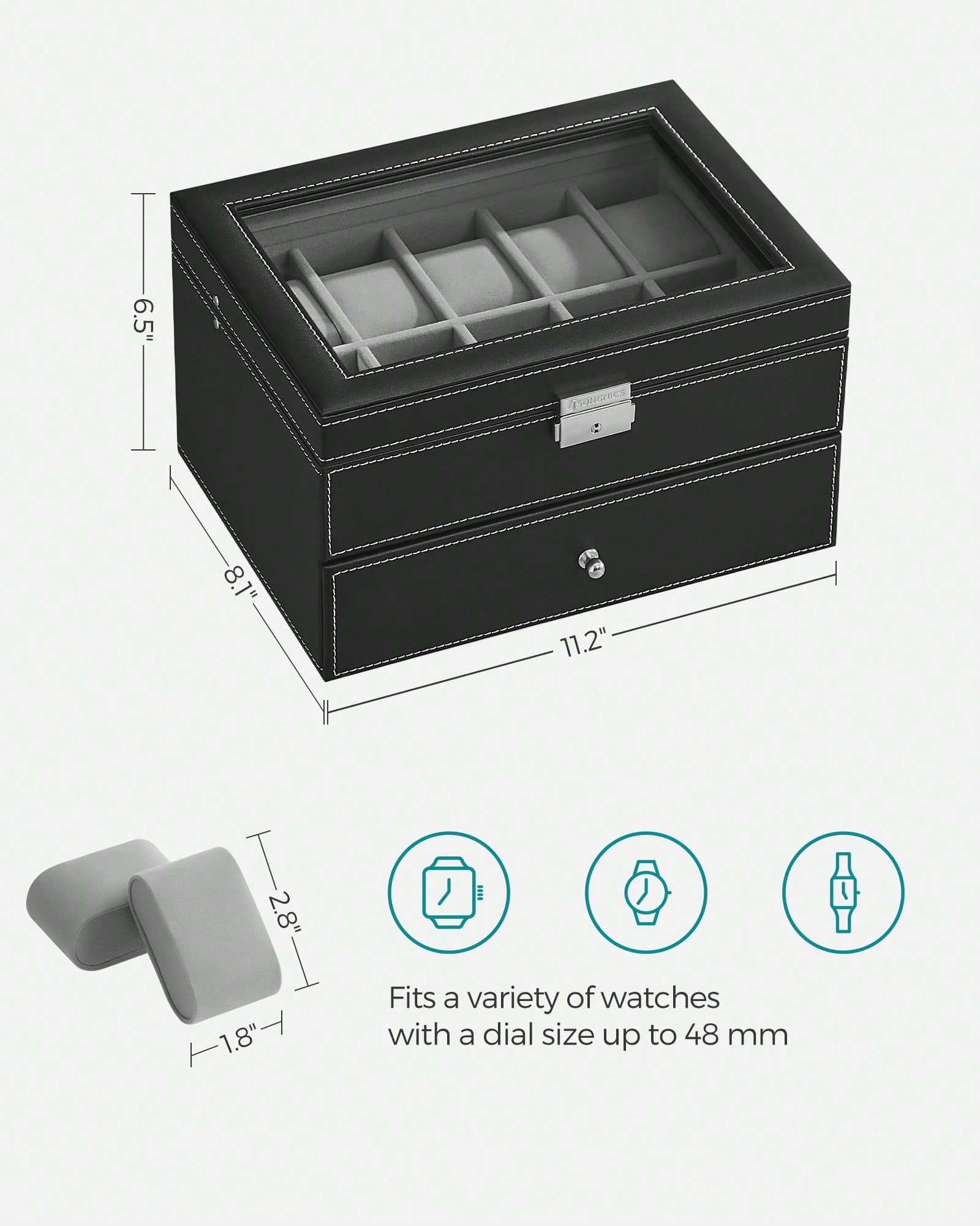 Caja para Relojes de 20 Ranura - Jewelry Watches For Women reseña y precio