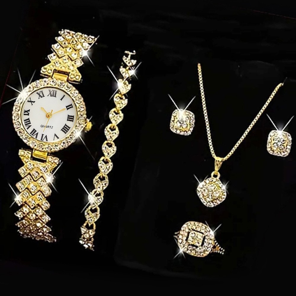 Juego de 6 relojes de lujo con - Mystery Jewelry Jar Watches reseña y precio