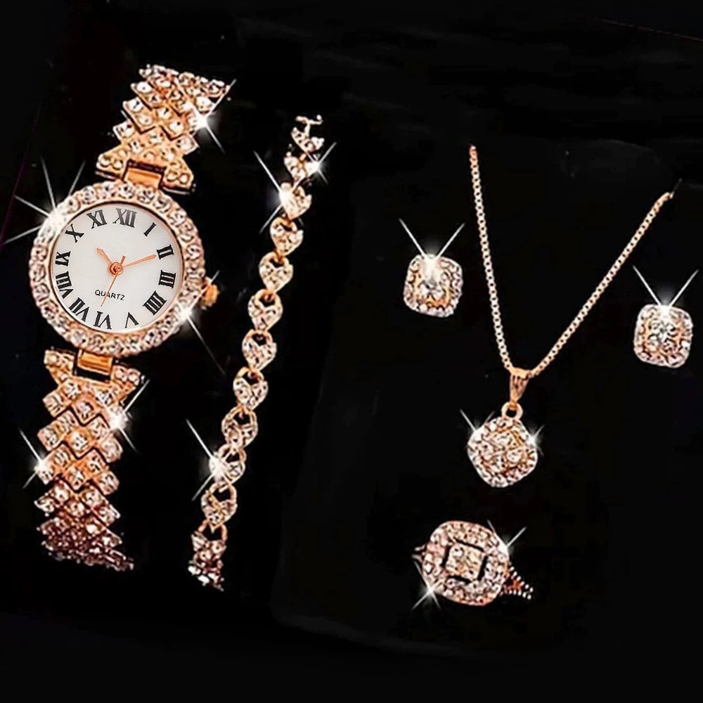 Juego de 6 relojes de lujo con - Mystery Jewelry Jar Watches reseña y precio