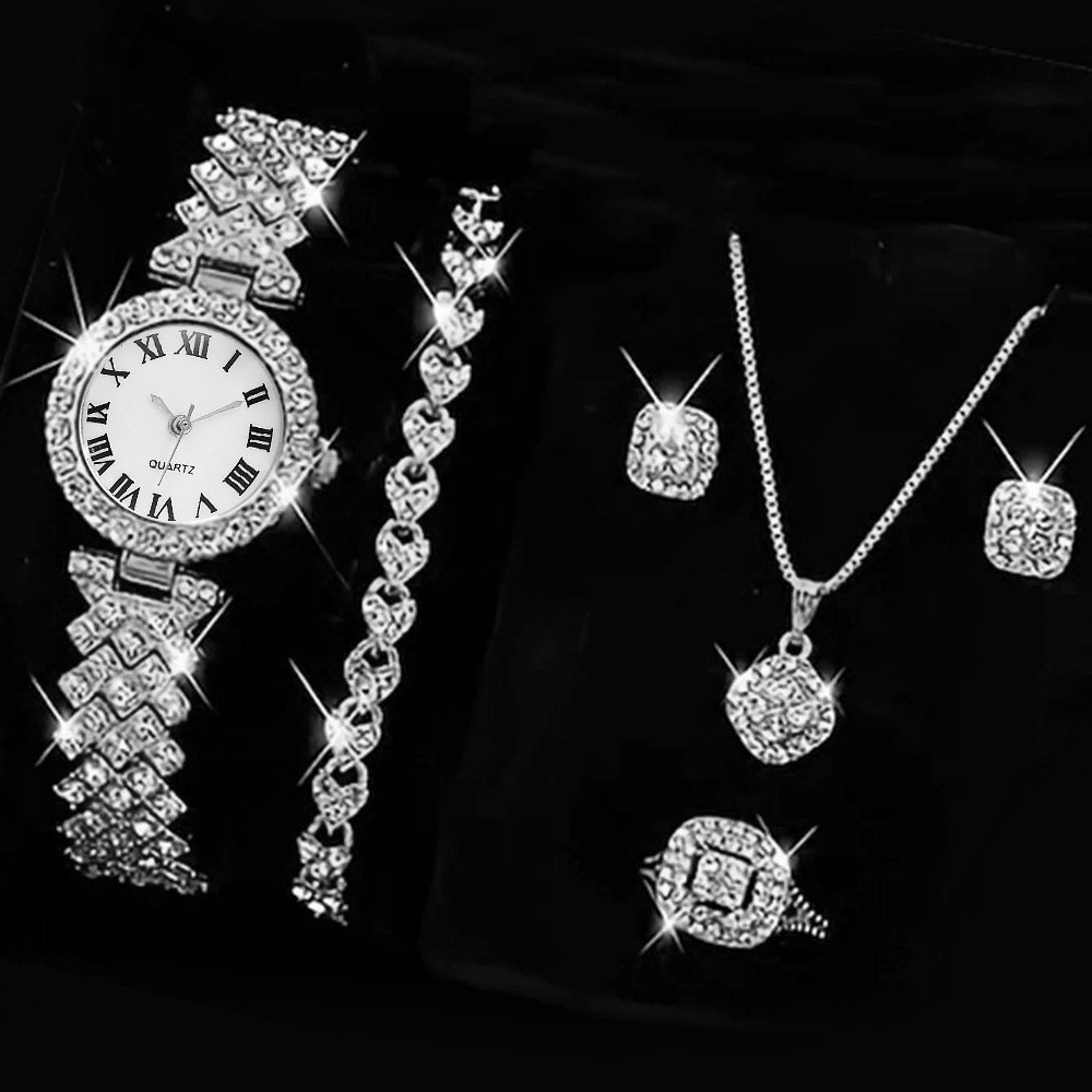 Juego de 6 relojes de lujo con - Mystery Jewelry Jar Watches reseña y precio