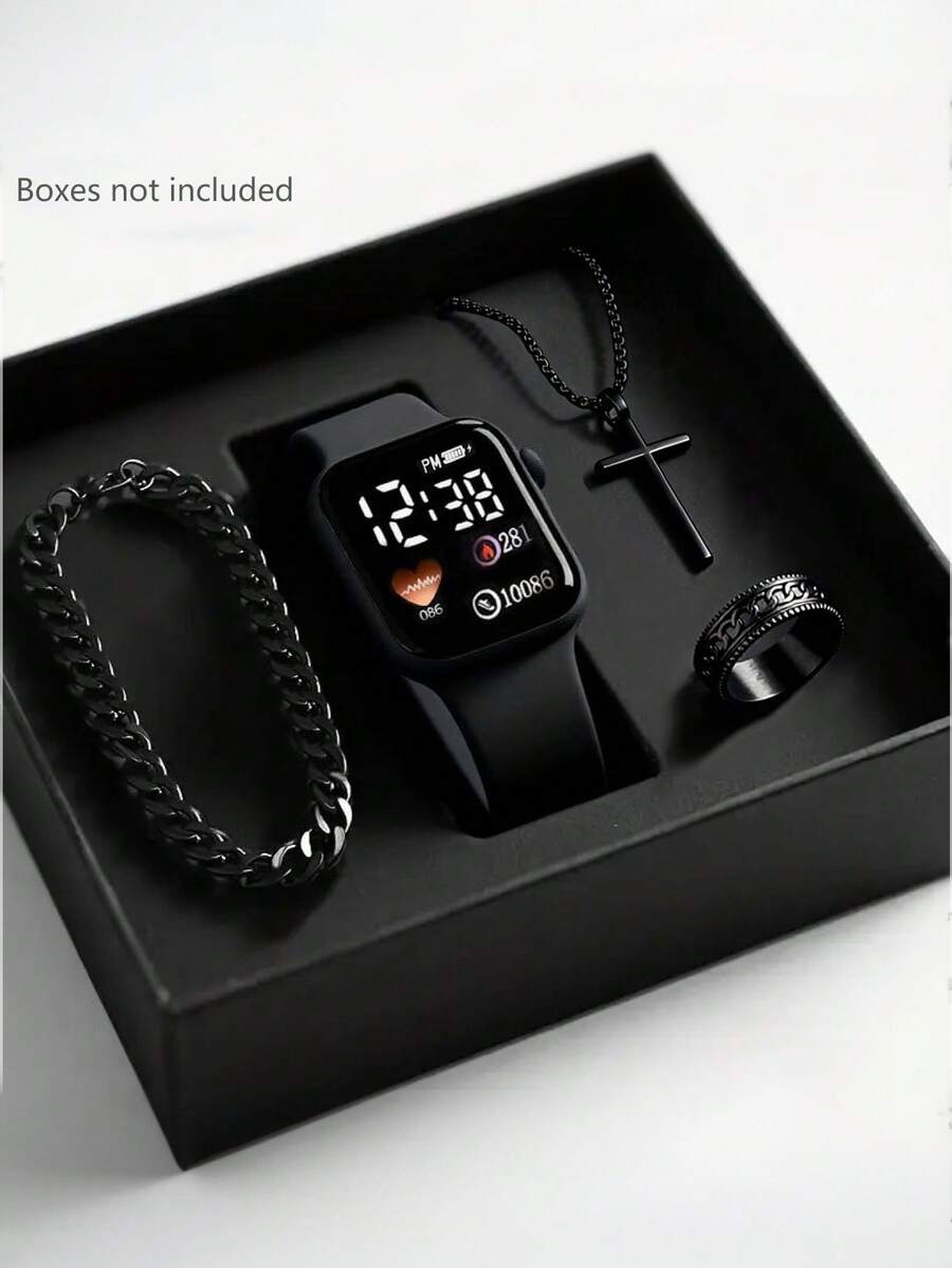 Juego de 4 piezas de reloj ele - Best Jewelry Watches For Men reseña y precio