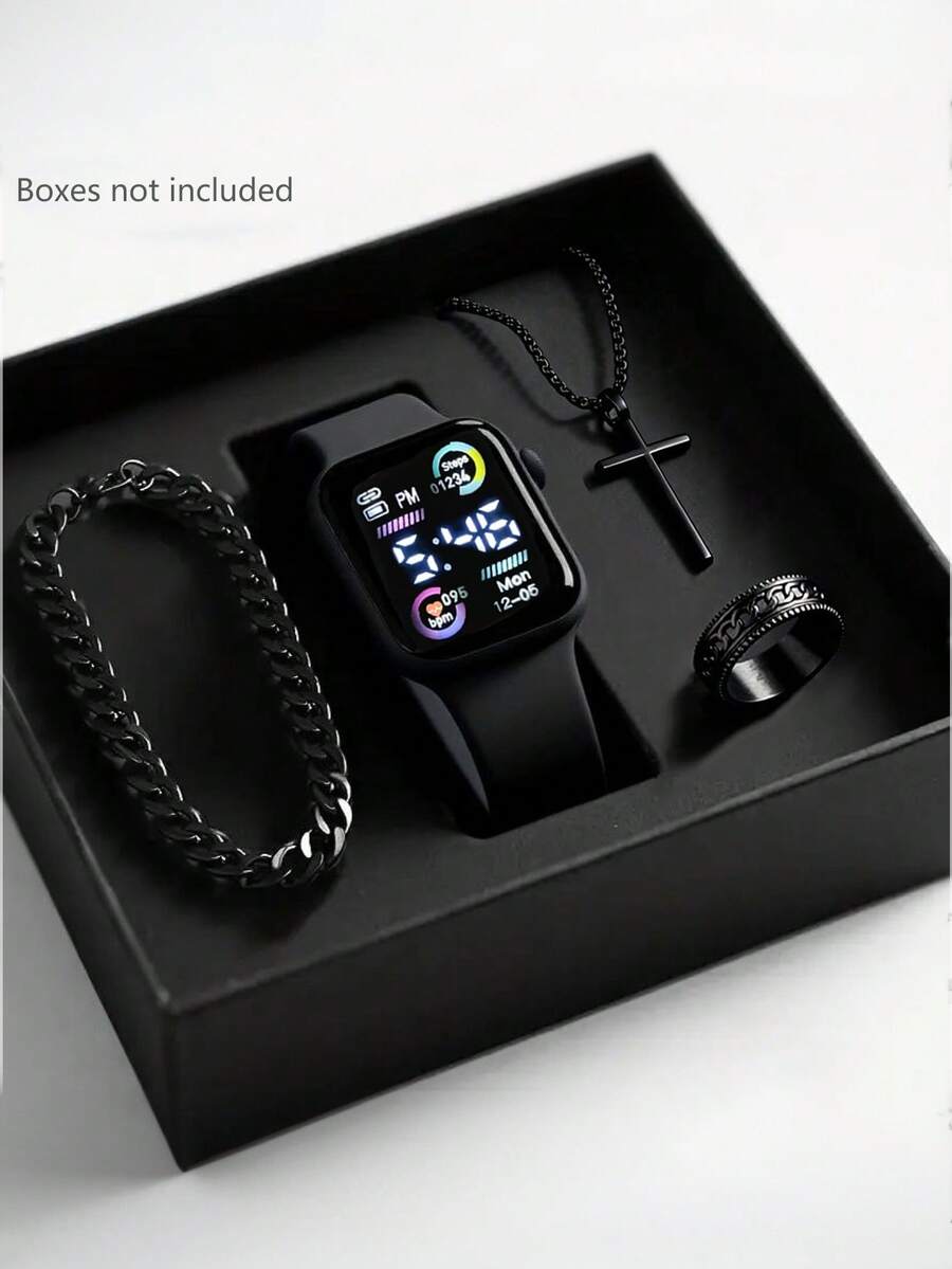 Juego de 4 piezas de reloj ele - Best Jewelry Watches For Men reseña y precio