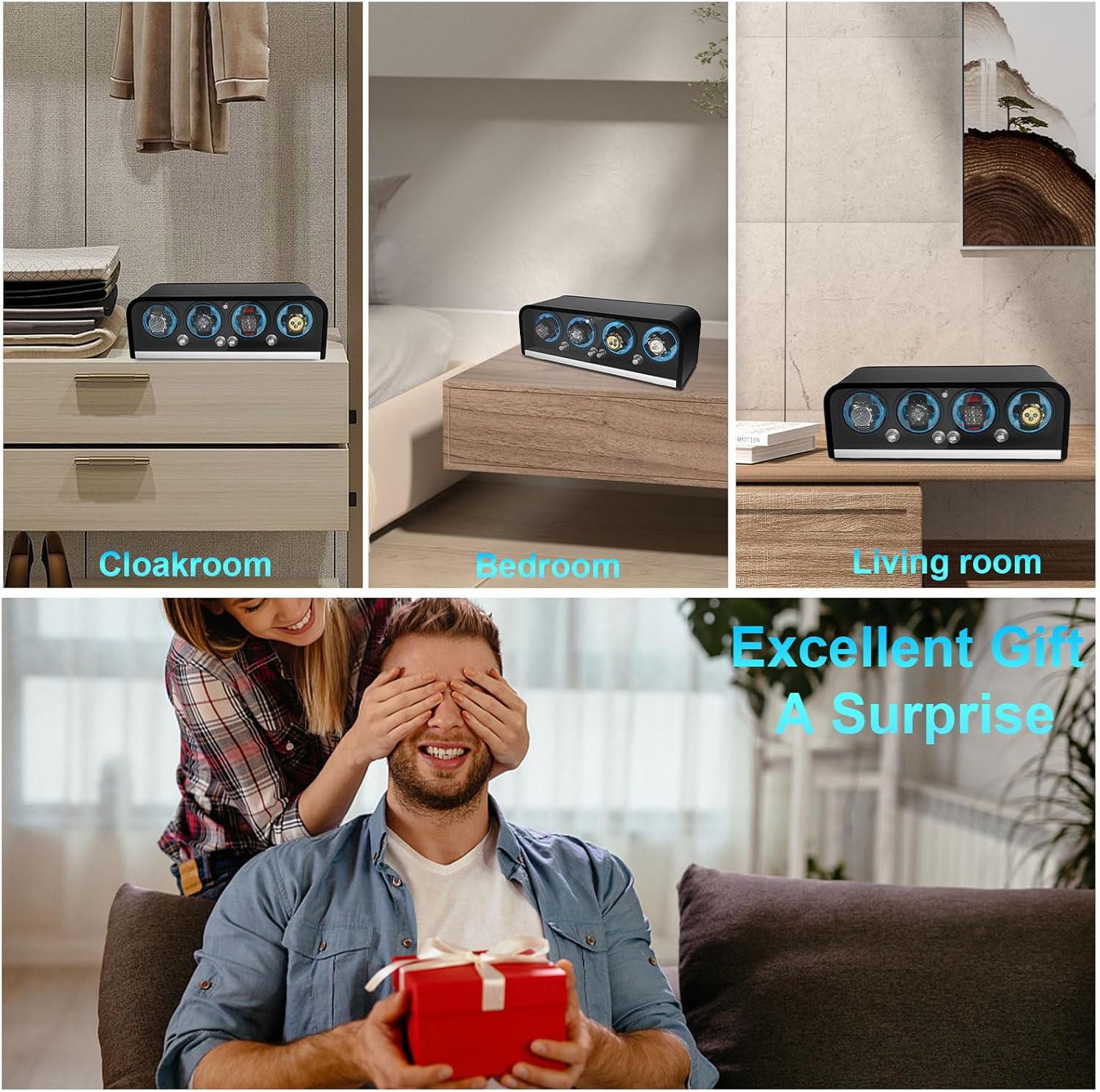 Bobinadora de relojes para rel - Automatic Watch Winder reseña y precio
