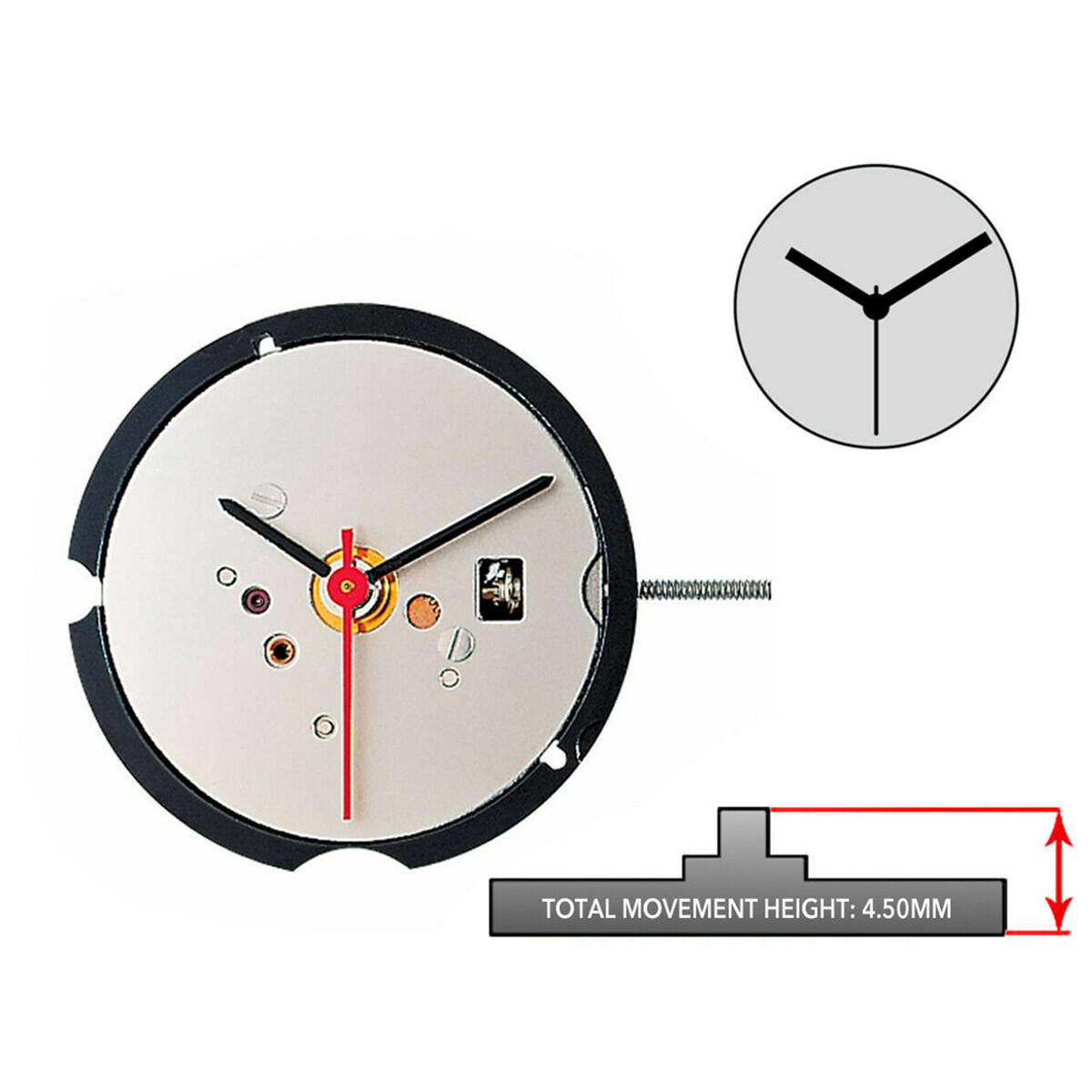 Movimiento de Cuarzo Ronda 583 - Jewels In Quartz Watches reseña y precio