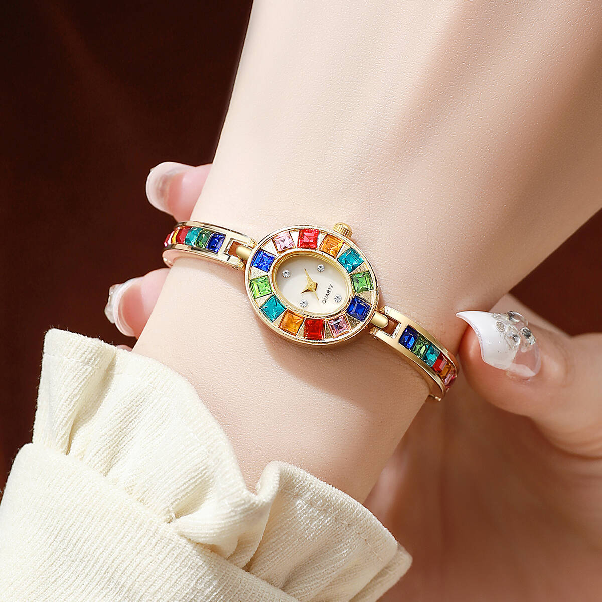 Juego de 2 relojes de lujo con - Jewelry Watches For Women reseña y precio
