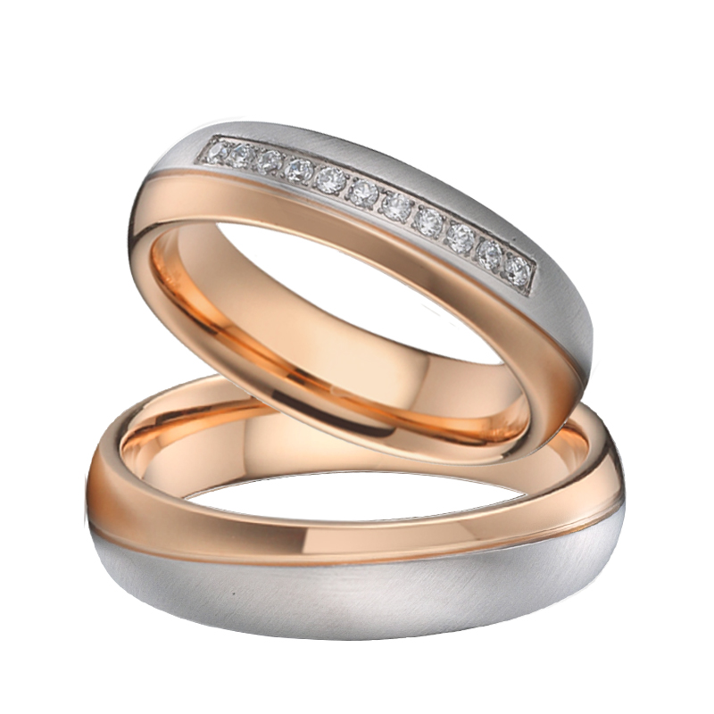 Anillos de boda chapados en or - Couple Ring Set reseña y precio