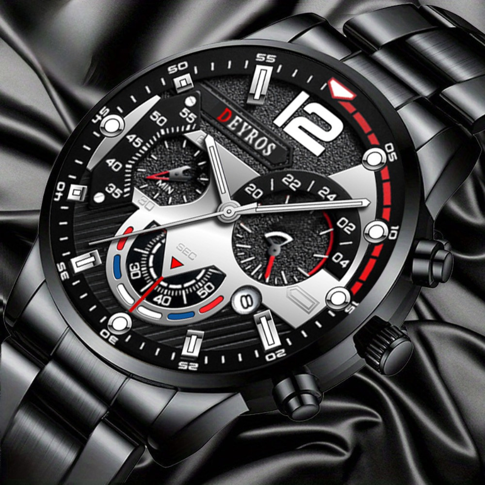 3 unids/set de reloj de moda p - Best Jewelry Watches For Men reseña y precio