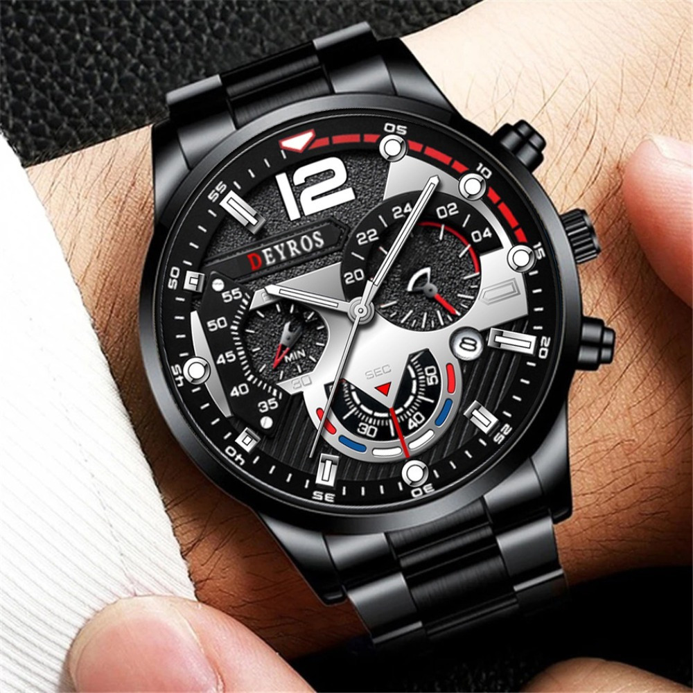 3 unids/set de reloj de moda p - Best Jewelry Watches For Men reseña y precio