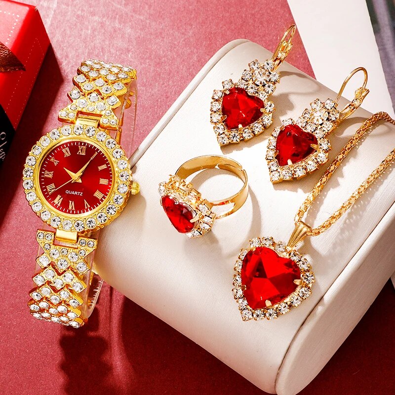 Reloj de lujo dorado para muje - Mystery Jewelry Jar Watches reseña y precio