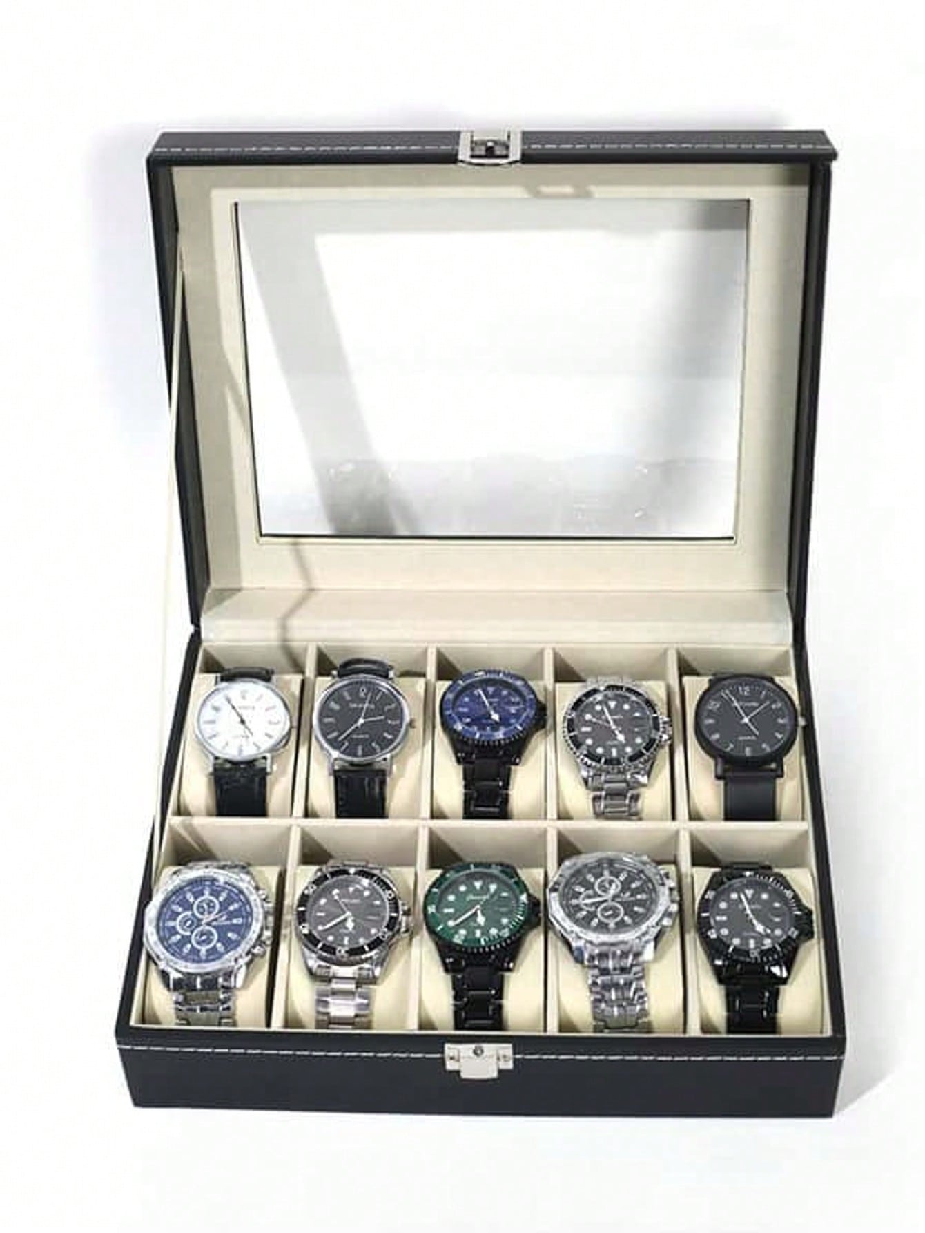 Caja de Relojes de Cuero con C - Jewelry Watches For Women reseña y precio