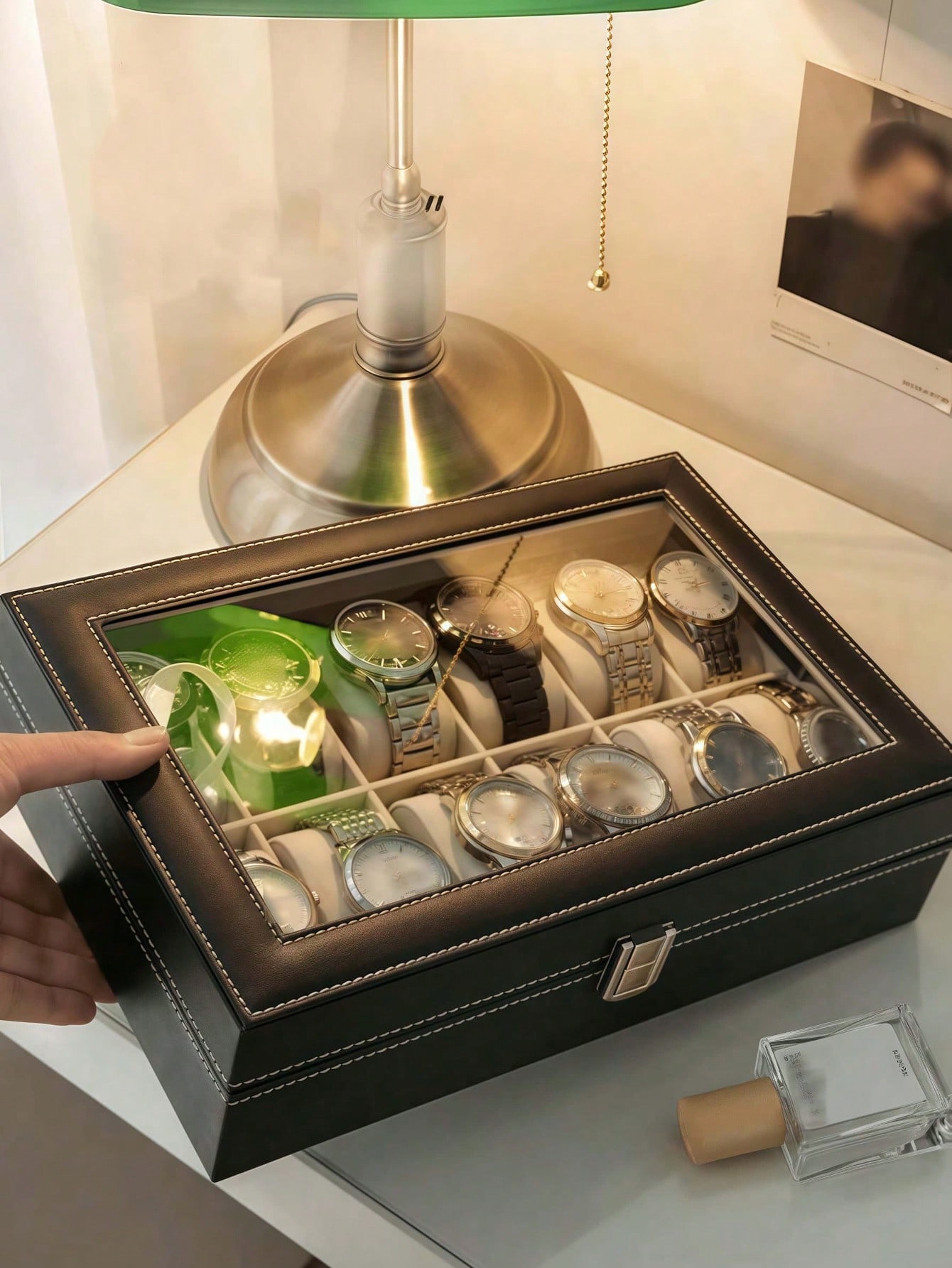 Caja de Relojes de Cuero con C - Jewelry Watches For Women reseña y precio