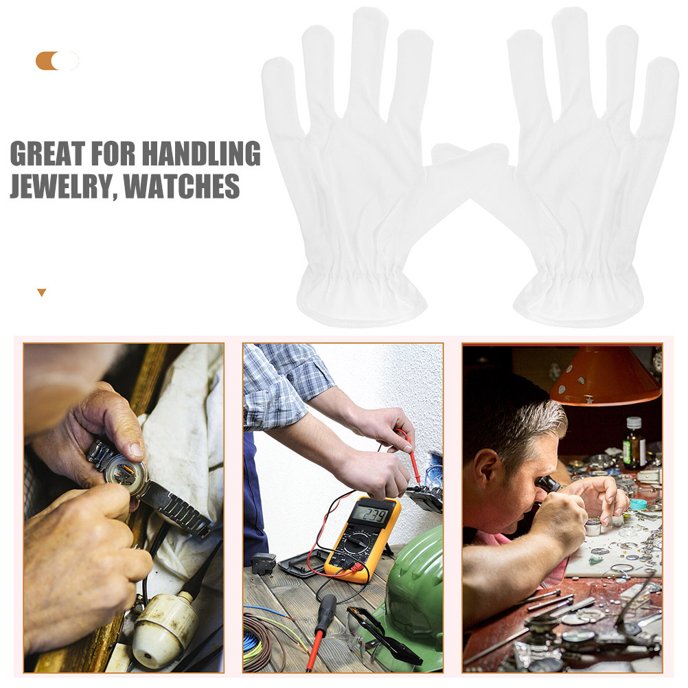 4 pares de guantes antiestátic - Jewelry And Watches Exhibition reseña y precio