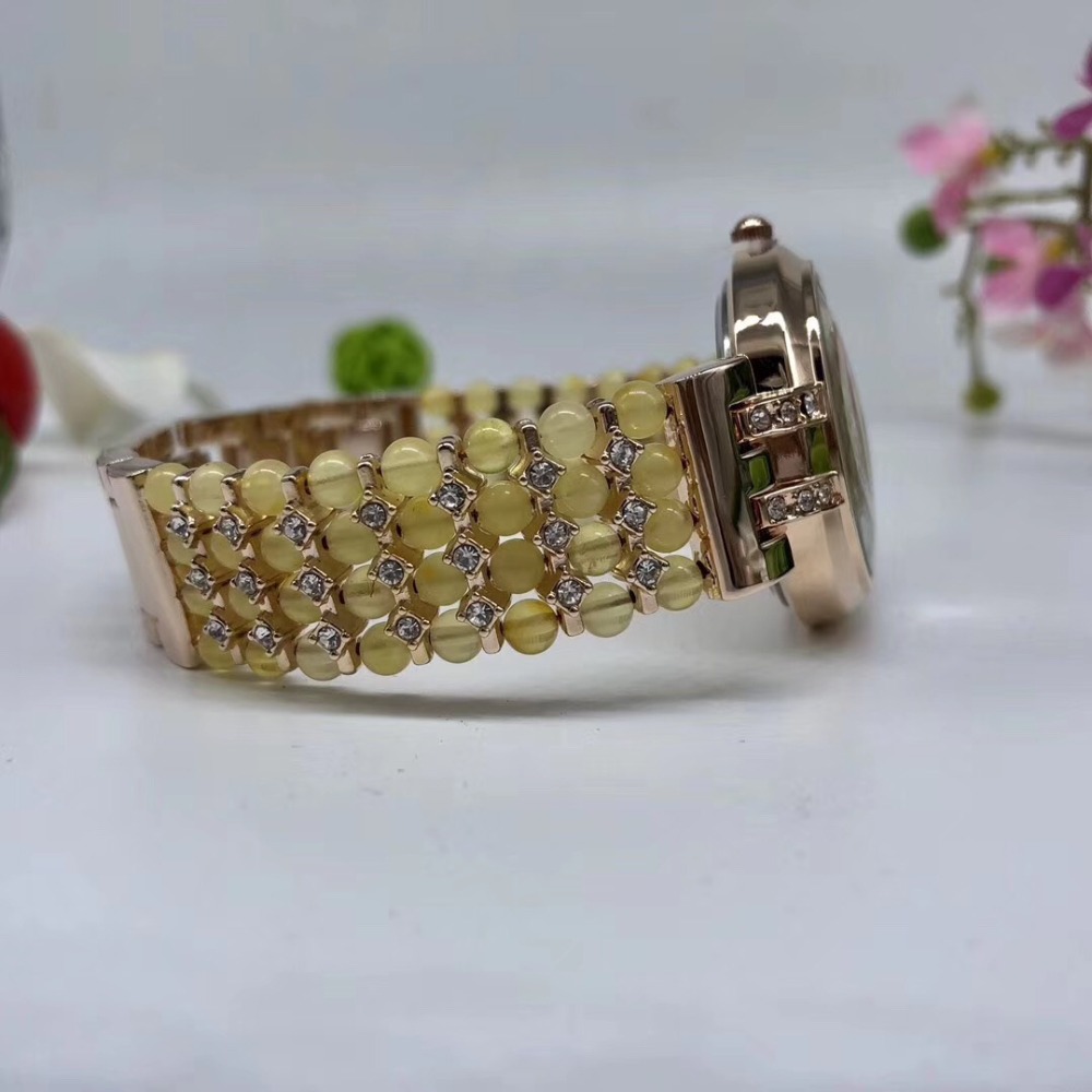 ¡Pulsera de cuentas de piedra  - Fine Jewelry Watches Women reseña y precio