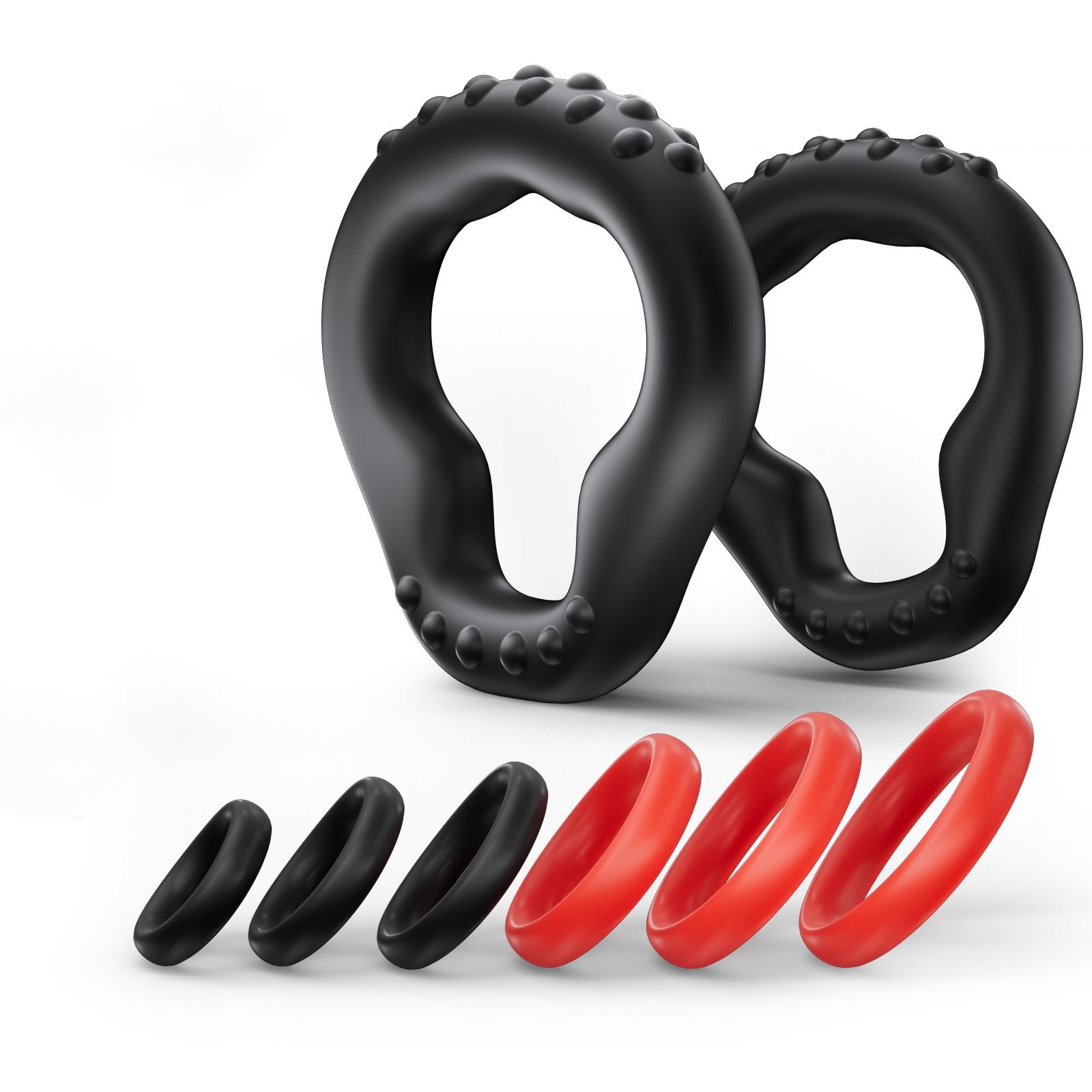 KUSHOR - Juego de 8 Anillos de - Couple Ring Set reseña y precio