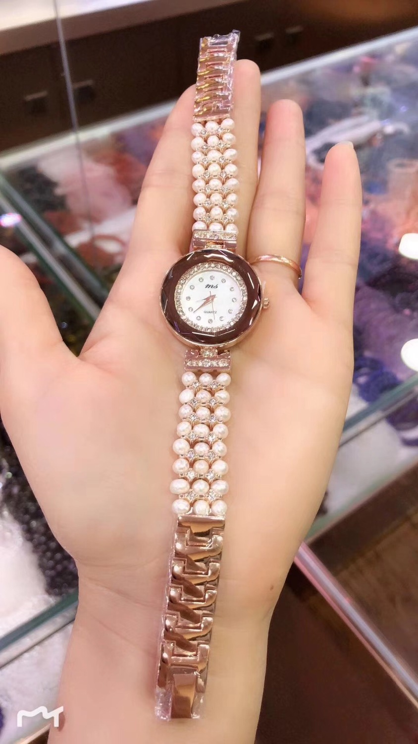 ¡Pulsera de cuentas de perlas  - Fine Jewelry Watches Women reseña y precio