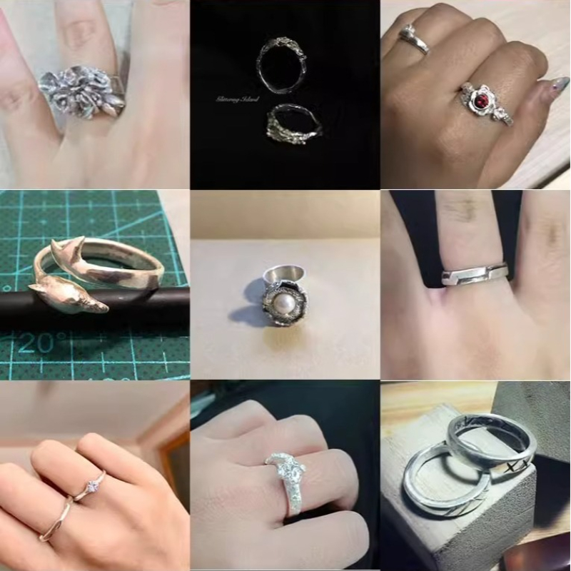 Bolsa de Material para hacer j - Couple Ring Set reseña y precio