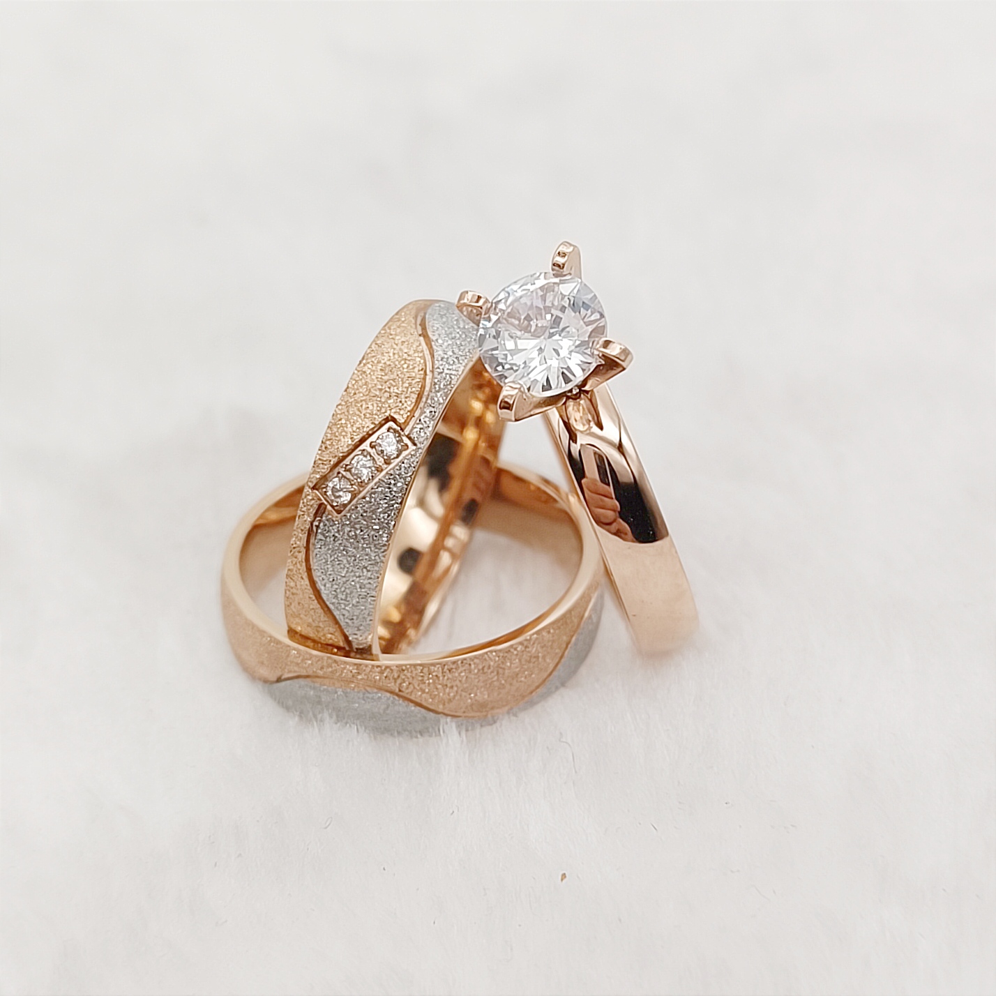Propuesta 3 uds promesa de mat - Couple Ring Set reseña y precio