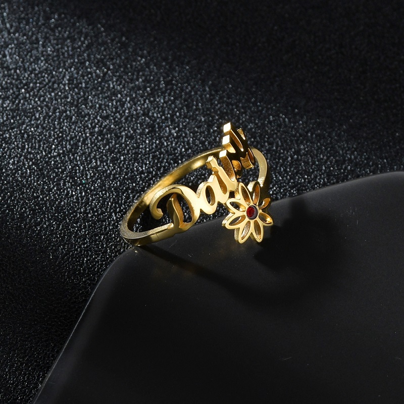 Anillo con nombre personalizad - Couple Ring Set reseña y precio