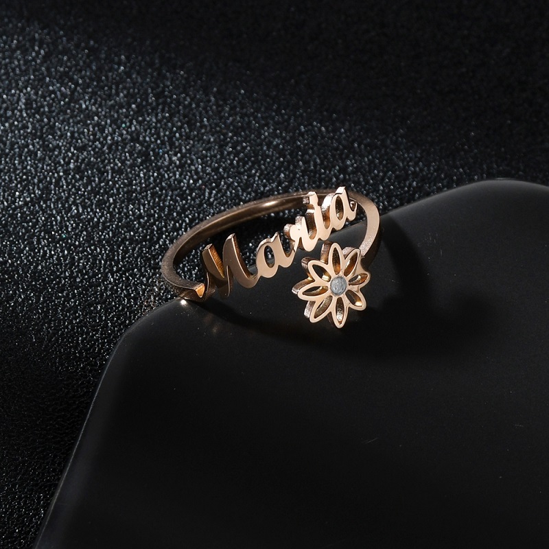 Anillo con nombre personalizad - Couple Ring Set reseña y precio