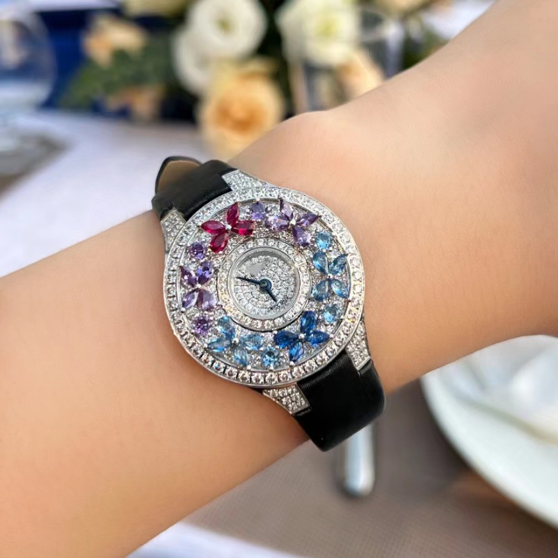 Reloj de Lujo Colorido para Mu - Jewels In Quartz Watches reseña y precio